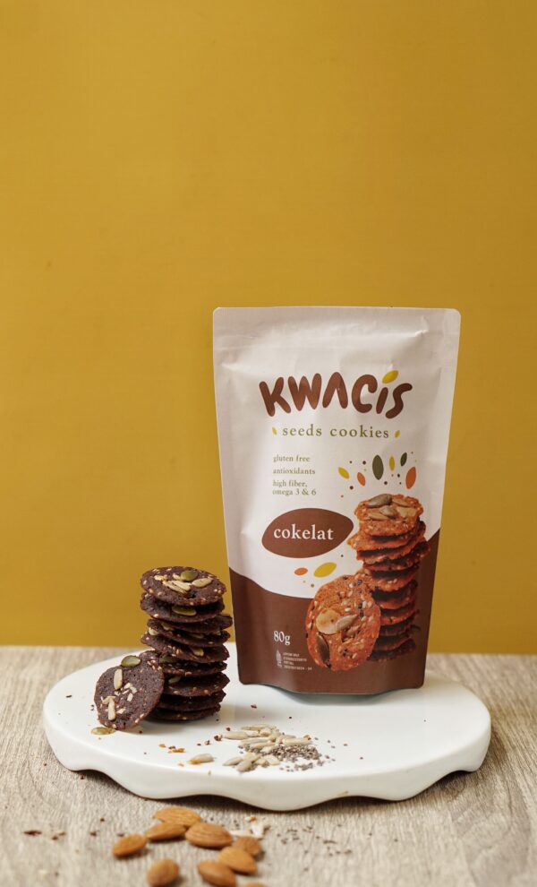 KWACIS Cookies Camilan Gluten Free Paket Original dan Coklat