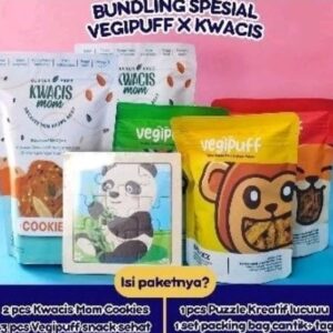 Snack sehat kwacis mom cookies dan veggie puff