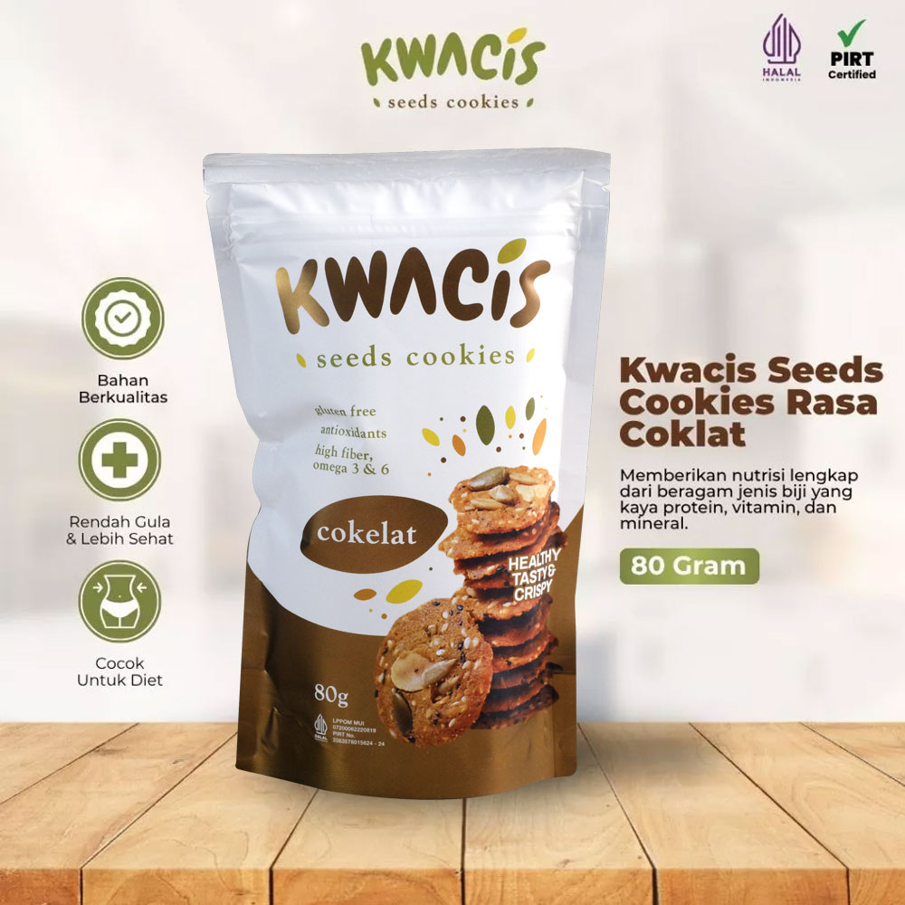 Kwacis Seed Cookies Cokelat